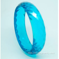 Plastic Colorful Craft Bangles Clear Engraved Bangles